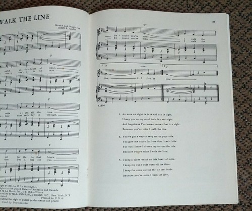 Johnny Cash Song and Picture Folio #1, Noten, Texte und Bilder - 1959 - Bild 5 von 7