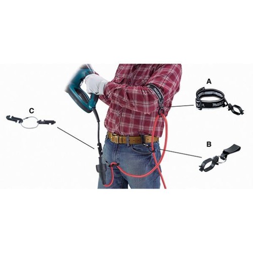 Makita 194679-8 Kabelhalter-Arm ARMBAND UH SERIE  für UH4570, UH5570, UH6570 usw - Bild 3 von 3