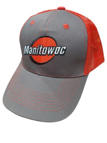 Adesivo raro cappello rosso Manitowoc per costruzione miniera giacimento petrolifero gru P197 - Foto 2 di 6