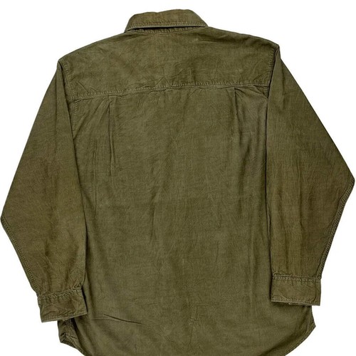Woolrich Cord Shirt - XL Green Cotton - Picture 8 of 8