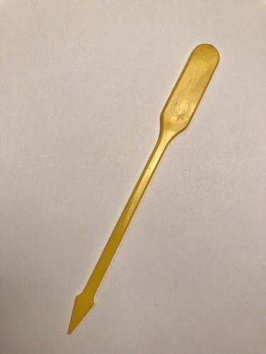 The Little Bar Swizzle Stick Stir Marine City Michigan Amarillo - Imagen 3 de 3