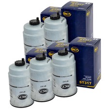 Kraftstofffilter 5 X SCT ST317 für Ford Kasten Pritsche Tourneo LDV Transit Bus