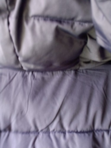 Gap Kids Puffer Winter Jacket Cold ControlMax Blue Hooded Pockets Zip Size Med - Picture 9 of 18