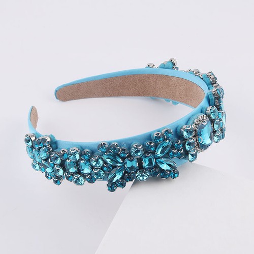 Lady Baroque Crystal Embellished Headband Jewelled Hairband Hair Accessories - Picture 7 of 29