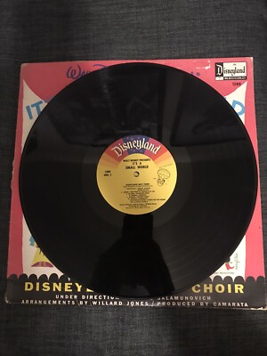 【特価・希少】ウォルトディズニーit's a small world レコード ウォルト・ディズニー／イッツ・ア・スモール・ワールド LP