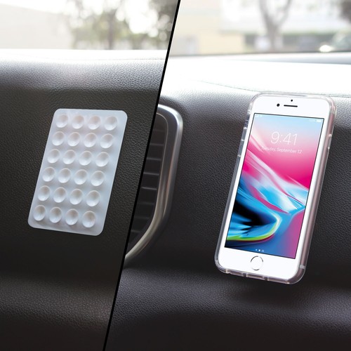 Cellet Multipurpose Mini Suction Cup Mat with Strong 3M Adhesive - 5-Pack - Picture 2 of 11