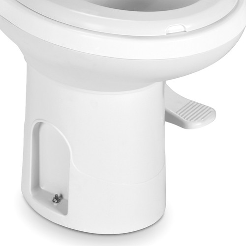 Portable Toilet RV High Profile Gravity Flush Pedal Hand Sprayer Travel Caravan - Picture 10 of 12