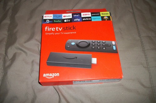 Amazon Fire TV Stick with Alexa Voice Remote with TV Control Buttons New 3rd Gen - Picture 1 of 1