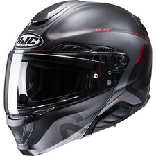 HJC Casco de Moto Rpha 91 Combust - Casco Plegable con Parasol Incl. Pinlock