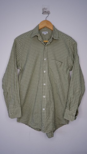 Steven Alan USA small plaid green shirt - Picture 2 of 16