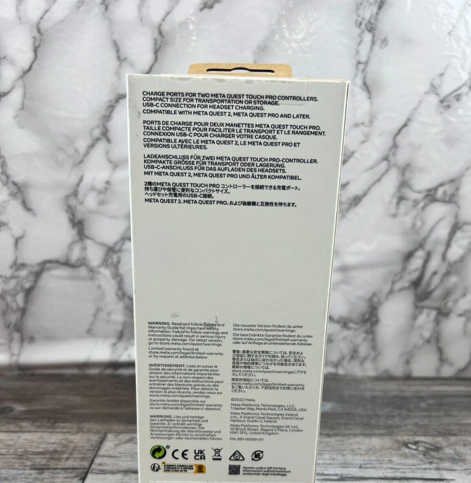 Meta Quest Pro Compact Charging Dock | Black | 899-00439-01 | NEW IN BOX - Image 3 of 4