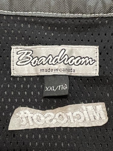 Vintage Rare Microsoft Xbox Boardroom Jacket Made In Canada XXL Gray NWOT - Picture 5 of 11