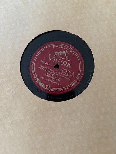 Arturo Toscanini 78 RPM Record Set DM 875 75th Anniversary Brahms Sym 1 C Minor - Imagen 9 de 15