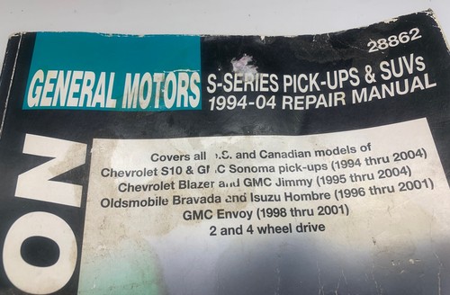 Camionetas y SUV Chilton GM 1994-04 manual de reparación serie S #28862 (x) - Imagen 2 de 11