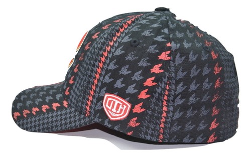 Calgary Flames OTH NHL Bridge Houndstooth Stretch Fit Team Logo Hockey Cap Hat - Picture 7 of 7