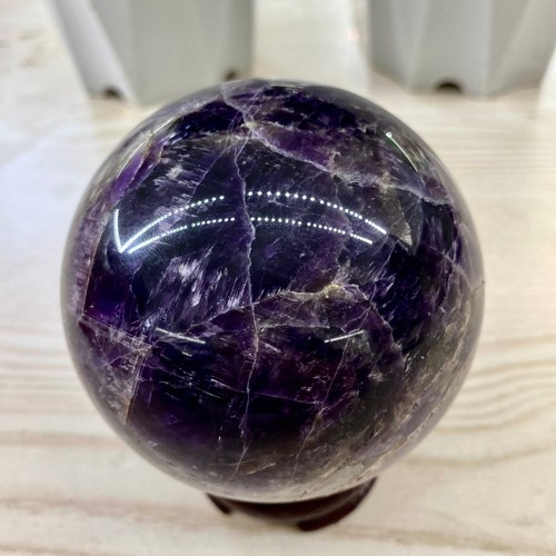 Bola de amatista natural de ensueño de 2 lb bola de cristal Quarzt reparación de Reiki - - Imagen 21 de 24