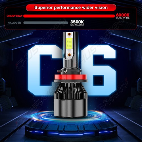 4pcs LED Headlight Hi/Lo Beam Bulbs 6000K For Jeep Grand Cherokee 2011 2012 2013 - Picture 13 of 13