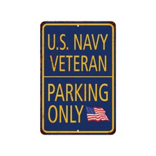 U.S. Navy Parking Only Military Police 8x12 Metal Sign 108120062005