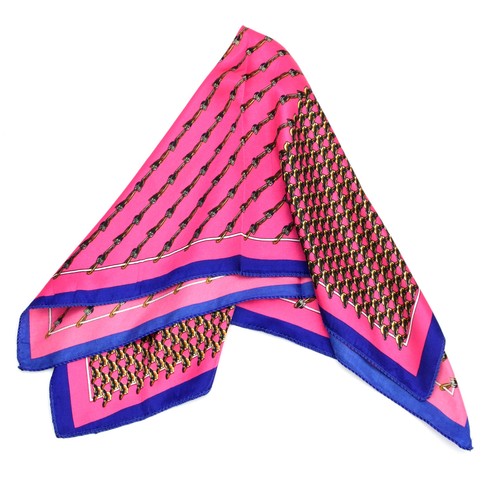 Fashion Ladies Square Satin Scarf  - Picture 187 of 226