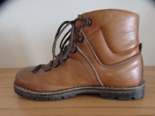 Vintage Ski-/Wanderschuhe Vajolet Leder Vibram-Sohle Größe 37/38 1950er Jahre ? - Bild 3 von 9