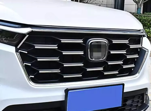 Chrome Steel Front Grille Grill Mesh U-Type Strips For CRV CRV 2023-2024 - Bild 3 von 6