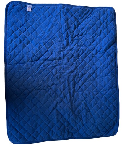 CARTER’S NWT Little Guy on the Go Bear Navy Blue Striped Baby Blanket RARE VHTF - Picture 5 of 8