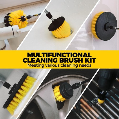 23Pack Drill Brush Attachments Set, Scrub Pads & Sponge, Buffing Pads, Power Scr - Picture 9 of 28