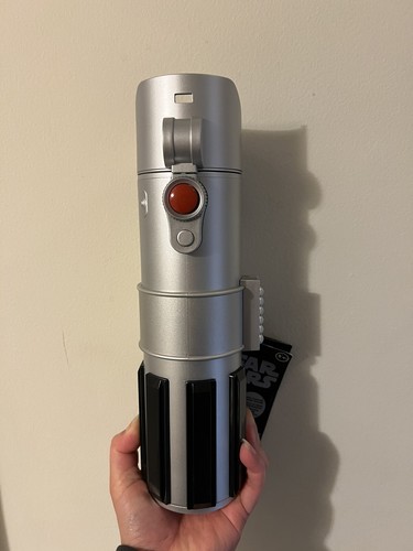 Disney Parks 2024 Star Wars Light Up Anakin Lightsaber Water Bottle Galaxy Edge - Picture 3 of 3