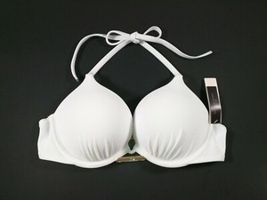 Details about Victorias Secret nwt bikini top swimsuit 36DD white Wrap Halter pushup padding Details about Victorias Secret nwt bikini top swimsuit 36DD white Wrap Halter pushup padding