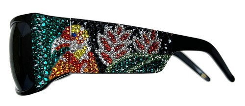 Kirks Folly Crystal Parrot Paradise Sunglasses ( Swarovski stones) - Picture 2 of 5