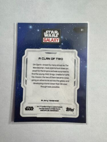 Topps Star Wars Chrome Galaxy 2024 #81 A Clan of Two Base - Picture 2 of 2