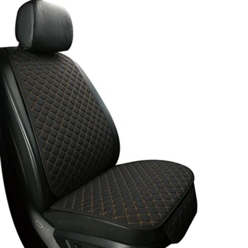 Universal Car Seat Cover Protector Linen Front Rear Back Flax Summer Cushion Pad - Picture 38 of 49