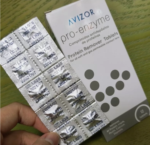 10 Pack Avizor PRO-ENZYME Protein Remover Tablets 12's Contact Lenses Soft - Picture 6 of 8