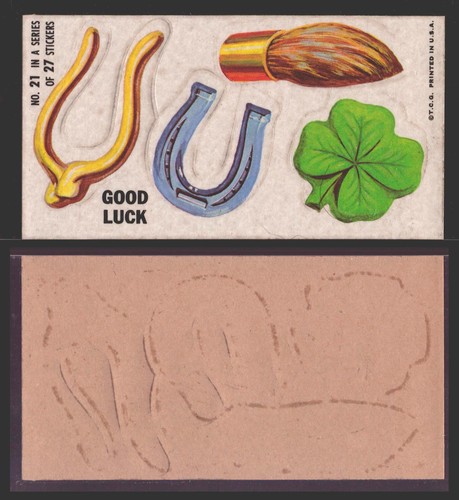 1967 Disgusting Disguises Sticker Trading Card You Pick Singles #1-27 - Bild 45 von 51