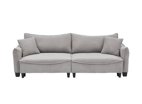 Convertible Sleeper Sofa Bed Loveseat Sofa Couch with 2 Pillows for Living Room - Picture 41 of 54