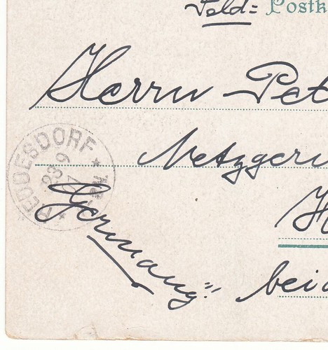 CHINA Cover 1901 Marine Schiffpost "PISA" Ship Deutsche Post to Germany (c127) - Picture 2 of 4