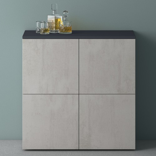 Kommode Sideboard Weiß Holz Aufbewahrungsschrank Bodenstehend Möbel Schrank 04 - Bild 21 von 29