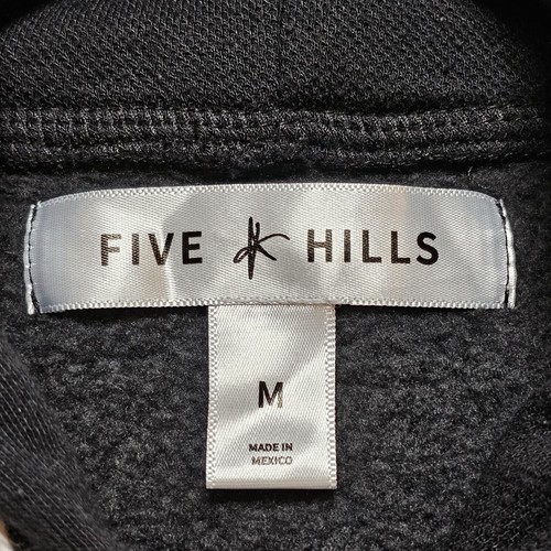 Five Hills Hoodie Duck Quackity Pheonix Planet Mens MEDIUM Black Fleece - Picture 7 of 10
