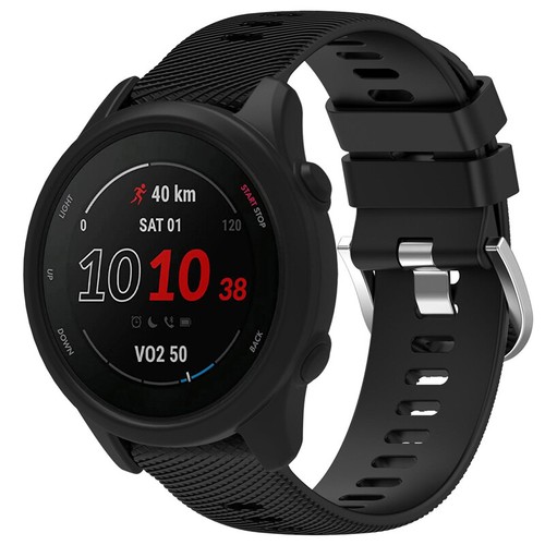 Silicone Strap Watch Band + Case Cover For Garmin Forerunner 265 Sport Band New - 第 21/32 張圖片