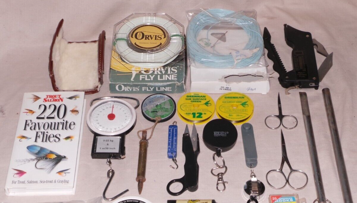 job lot of fly fishing terminal tackle & more eBay