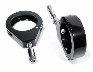 Paar Relocation Halter Blinker schwarz 49 mm Sport Iron Achtundvierzig 48 HD - Bild 7 von 12