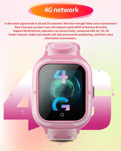 Kinder Smartwatch 4G Zwei-Wege Anruf SOS Kamera Jungen Mädchen Student Smartwatch - Bild 2 von 15