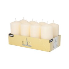 48 creme Stumpenkerzen Ø 50 mm 100 mm Stumpe Block Kerzen Candle
