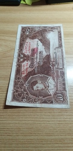 Banconota 10 Baht Thailandia Settembre 1936 BB + Firma molto Rara - Imagen 9 de 13