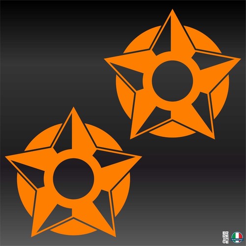 2 Sticker Adhesivos Estrella Militare US Army Ejército Auto Camper Pickup - Imagen 16 de 20