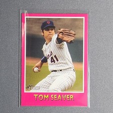 2024 Topps Heritage TOM SEAVER 1975 Baseball Sensations Insert #75BS-1 Mets