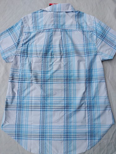 Eddie Bauer Damen XS Adventure Hemd kariert blau Kurzarm Button Down Oberteil - Bild 5 von 18