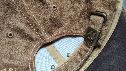 Anheuser Busch Beer Cap Hat Suede Brown 2004 Limited 4481/5000 Official Product - Picture 7 of 8