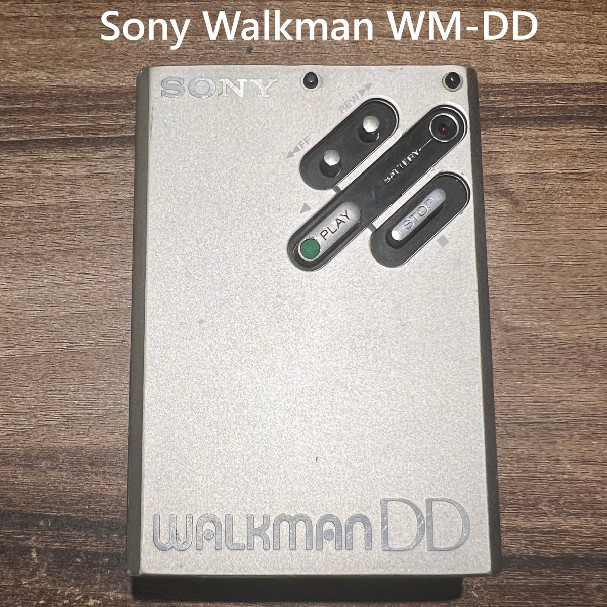 ポータブルプレーヤー SONY CASSETTE PLAYER WM-DD SONY WM DD Portable Walkman Cassette Player Vintage Audio