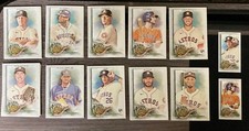 12 x HOUSTON ASTROS CARDS (TWO ARE MINI CARDS) - 2022 Topps Allen & Ginter